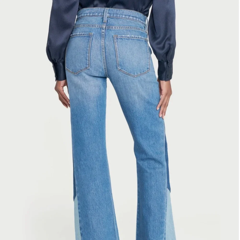Frame Denim NWT - Le High Flare Diagonal Block in Kingsley, Size 30 - Picture 4 of 6